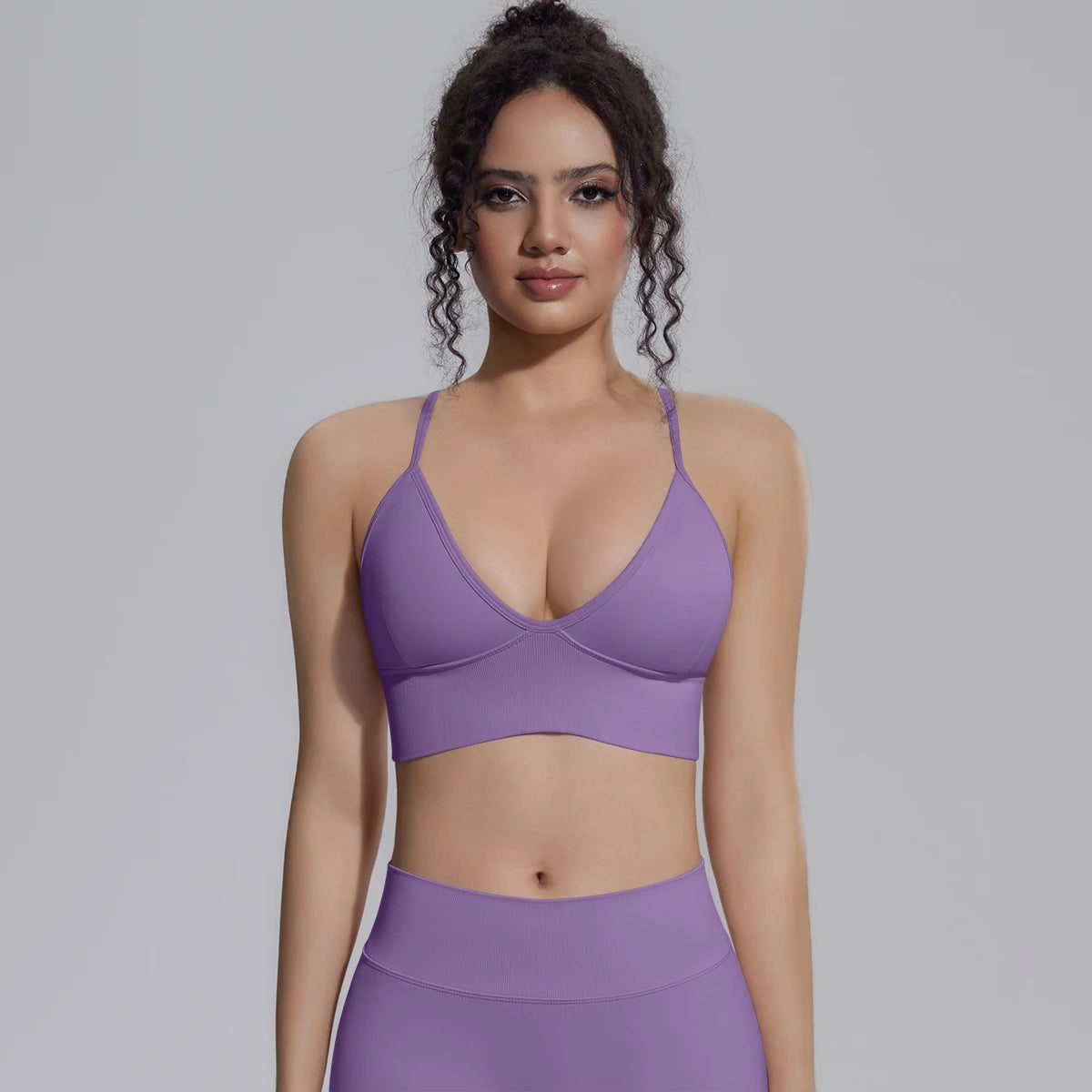 Ready to Ship Lightweight Quick Dry Sports Bra Women Breathable Workout Fitness Top Soft Yoga Bra