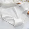 Nylon Milk Silk Teen Briefs Solid Color Mid Waist Breathable Knit Underwear Multi Colors L XL XXL All Season Daily Wear