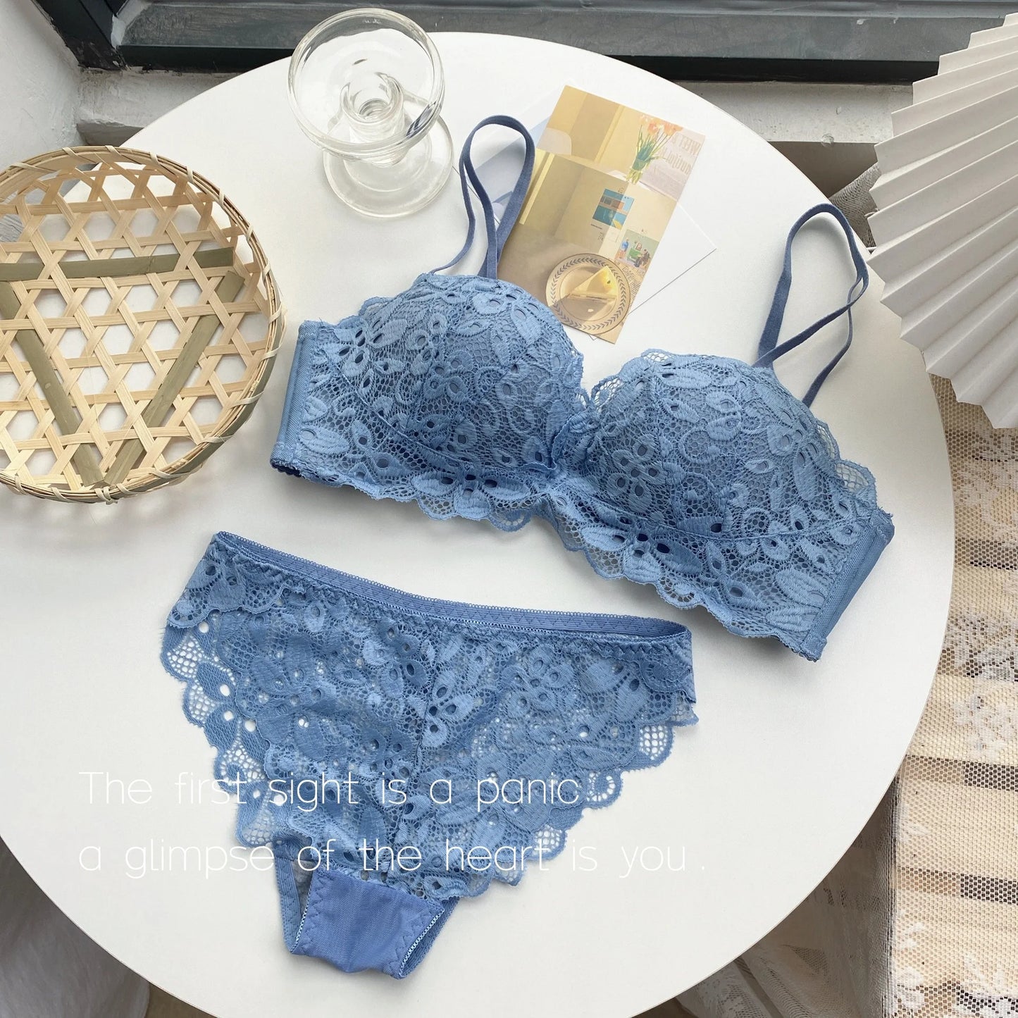 Dropshipping Women's Lace Bra Thick Cup  No Side Effects