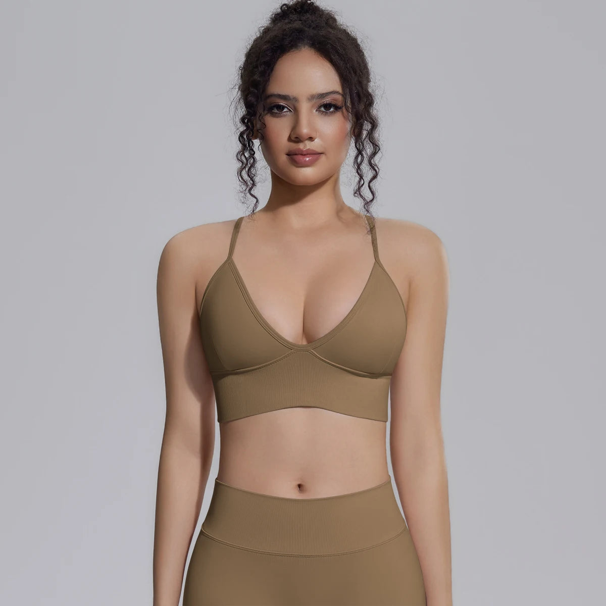 Ready to Ship Lightweight Quick Dry Sports Bra Women Breathable Workout Fitness Top Soft Yoga Bra