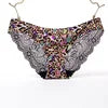 Breathable Sexy Embroidered Cotton Silk Lace Women Ladies Girls Panties Women Seamless Low Waist Briefs Underpants Factory Price