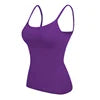 Custom S-XL Workout Fitness Casual Crop Tank Tops Women's Square Neck Sexy Spaghetti Strap Summer Breathable Quick Knitted Front