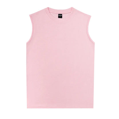 Heavyweight Cotton 240gsm Unisex Casual Tank Top Custom Printing Women's Gym Tank Top Workout tank Tops for Men