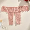 Wholesale Plus Size Sexy Lace Panties Crotchless Thongs Factory Custom Logo 1XL-4XL Briefs Open Crotch Lingerie Female Underwear