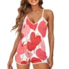 Print on Demand Custom-Made Sexy Sleeveless Spaghetti Strap Jumpsuit for Women Short Style Knitted Sports Casual Quick Dry