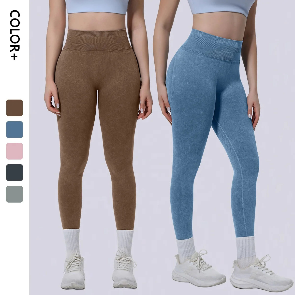 Wholesale Seamless Yoga Pants Women High Waist Tummy Control Workout Leggings Squat Proof Fitness Gym Tights Sportswear