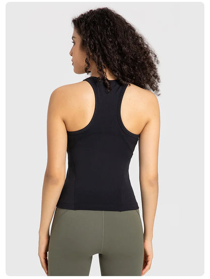 Low MOQ Women Clothing Quick Dry Activewear Racer Back Sports Bra tank Top