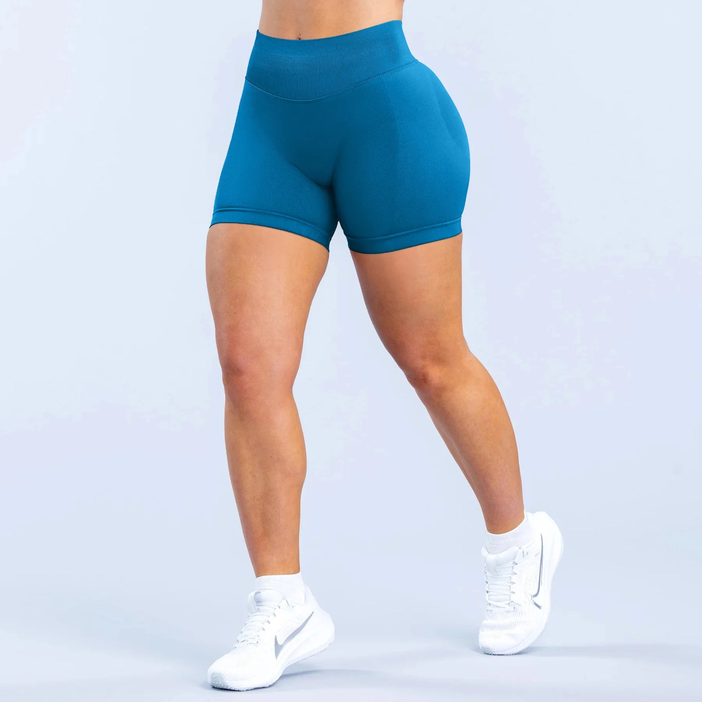 High Quality Custom Logo XL High Waist Yoga Pants Wear Seamless Scrunch Workout Gym Shorts Leggings for Women Sport