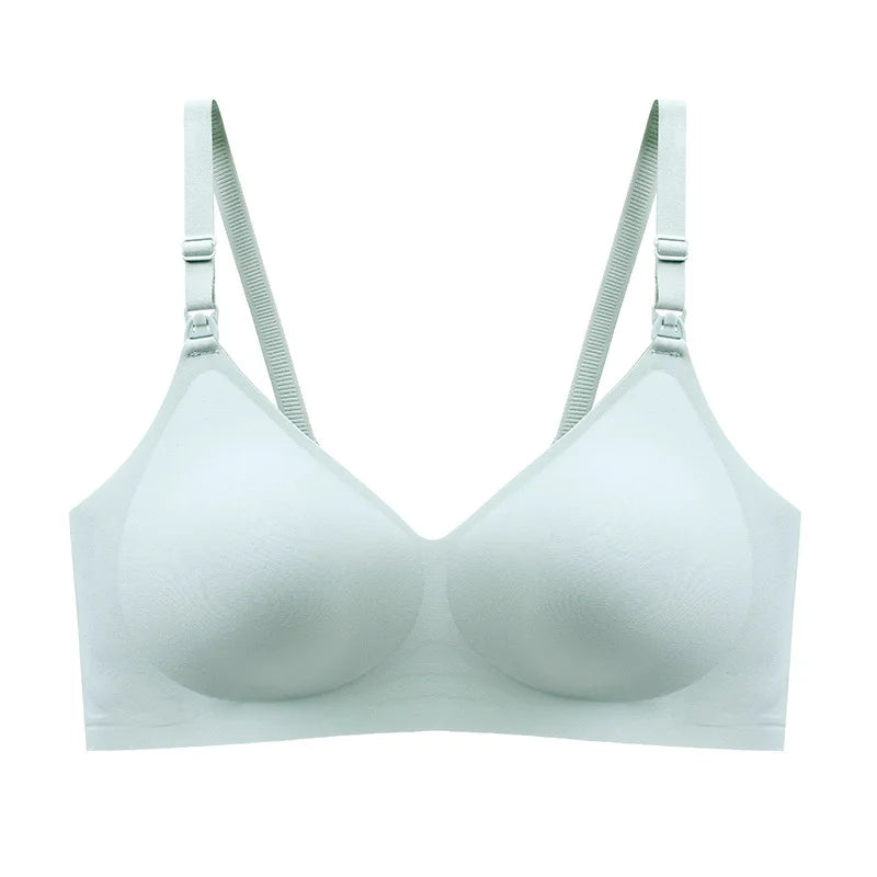 Shanhao Ready to Ship Seamless Wire-free Breastfeeding Bra Womens Eco-friendly Maternity Nursing Bras