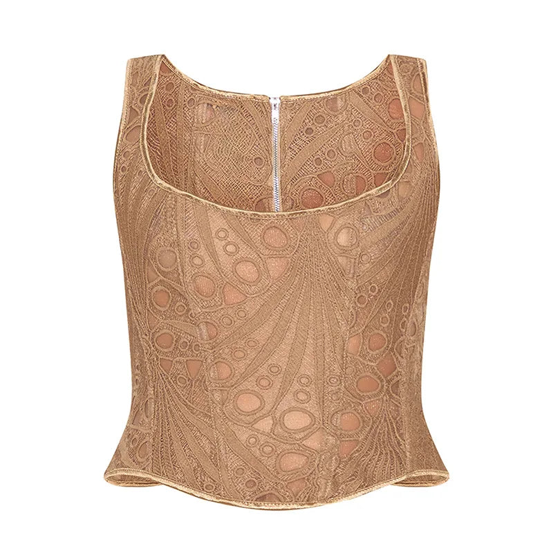 2025 New Fashion Clothes Sexy T-shirts Strapless Slim Tank Top Women Clothing Camis Tees Party Club Corset