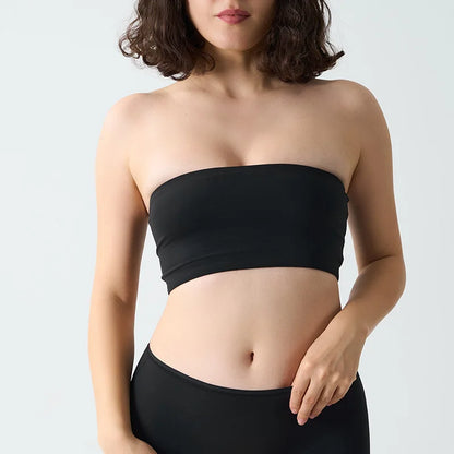 SK1231 Women's Butter Bra Strapless One Piece High Elastic No Padded Slim Bra