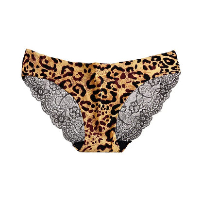 Breathable Sexy Embroidered Cotton Silk Lace Women Ladies Girls Panties Women Seamless Low Waist Briefs Underpants Factory Price