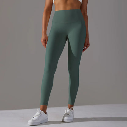 Butter Soft Yoga Leggings for Women High Waist Nylon Athletic Yoga Pants ODM Gym Fitness Workout Legging Manufacturer