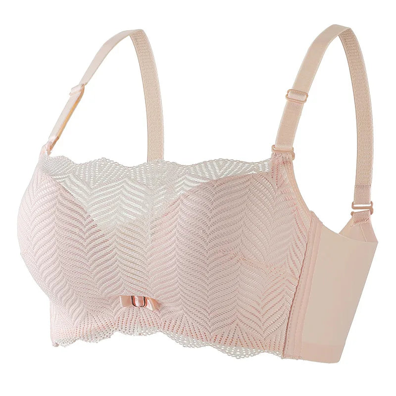 Custom Wireless Bra 9112# Wholesale Lace Women's Underwear Push up No Steel Ring Soft Support Anti-Sagging Adjustable Bra