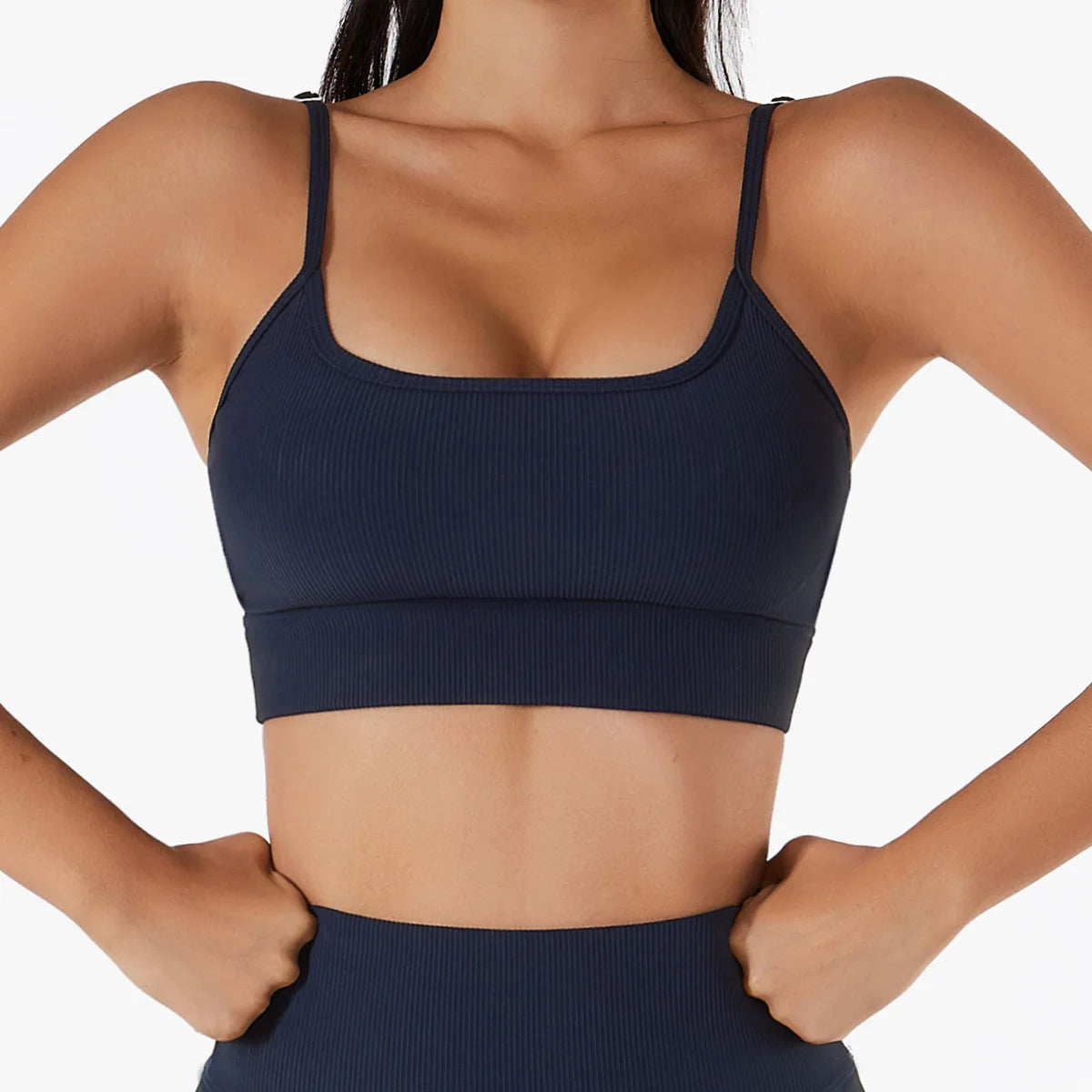 New Sexy Cross Strap Backless Plus Size Sports Bra Womens Gym Set with Seamless Thick Yoga Bra Printed Pattern Low Shipping Cost