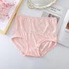 Hot Sale 6XL High-Rise Women's Solid Knitted Briefs Elastic Large Size Breathable Plus Panties