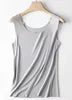 China Factory Blank Women Tank Tops Camisole Modal Seamless Vest Slim Undershirt Female Thin Breathable Sleeveless Vest T-shirt