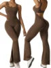 Women's Backless Yoga Jumpsuit Push up Yoga BodySuits Gym Fitness Workout Clothes Sportswear One Piece Tracksuit Shapewear