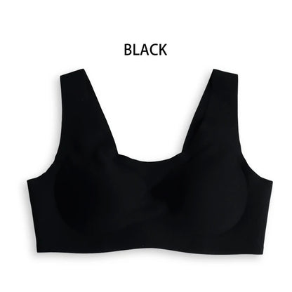 Women Lingerie 2021 Solid Color Full Cup Women Gather Adjustable Jelly Bras Wireless Beauty Back Sleep Bra