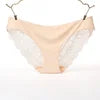 Breathable Sexy Embroidered Cotton Silk Lace Women Ladies Girls Panties Women Seamless Low Waist Briefs Underpants Factory Price