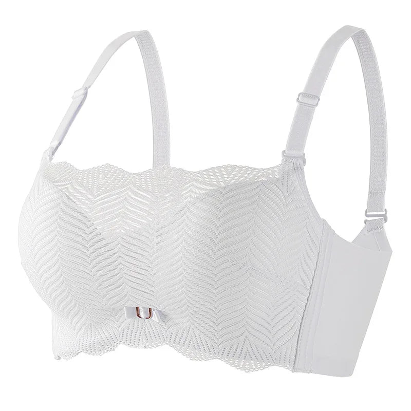 Custom Wireless Bra 9112# Wholesale Lace Women's Underwear Push up No Steel Ring Soft Support Anti-Sagging Adjustable Bra