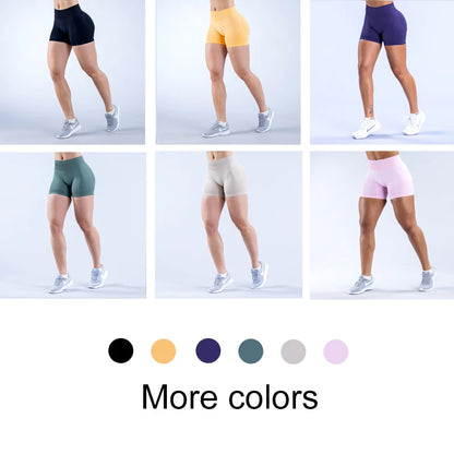 High Quality Custom Logo XL High Waist Yoga Pants Wear Seamless Scrunch Workout Gym Shorts Leggings for Women Sport