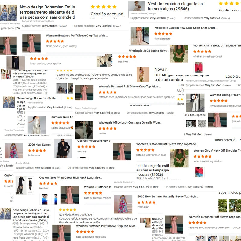Ready to Ship Women's Loose Jumpsuits Solid Color High Waist V Neck Wide Leg Jumpsuits With Pockets Casual Office Workwear