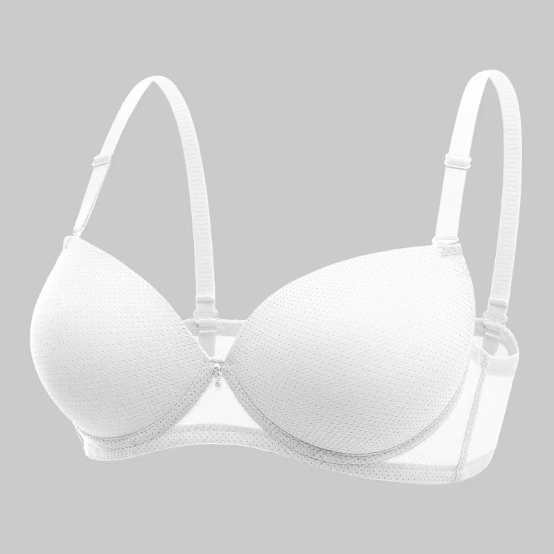 Size 34-38 Ready Stock Smooth Cup Solid Color Push up Women Breast Bra With All Colors