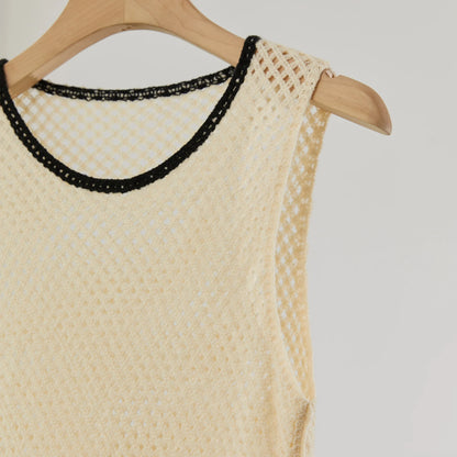 Women's Lightweight Lace Crochet Tank Top Summer Hollow Out Embroidery Sexy Cami Support ODM OEM