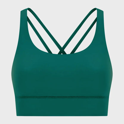 Women High Impact Fitness Yoga Wear Sexy Cross Back Sport Bra Top Fitness Wholesale