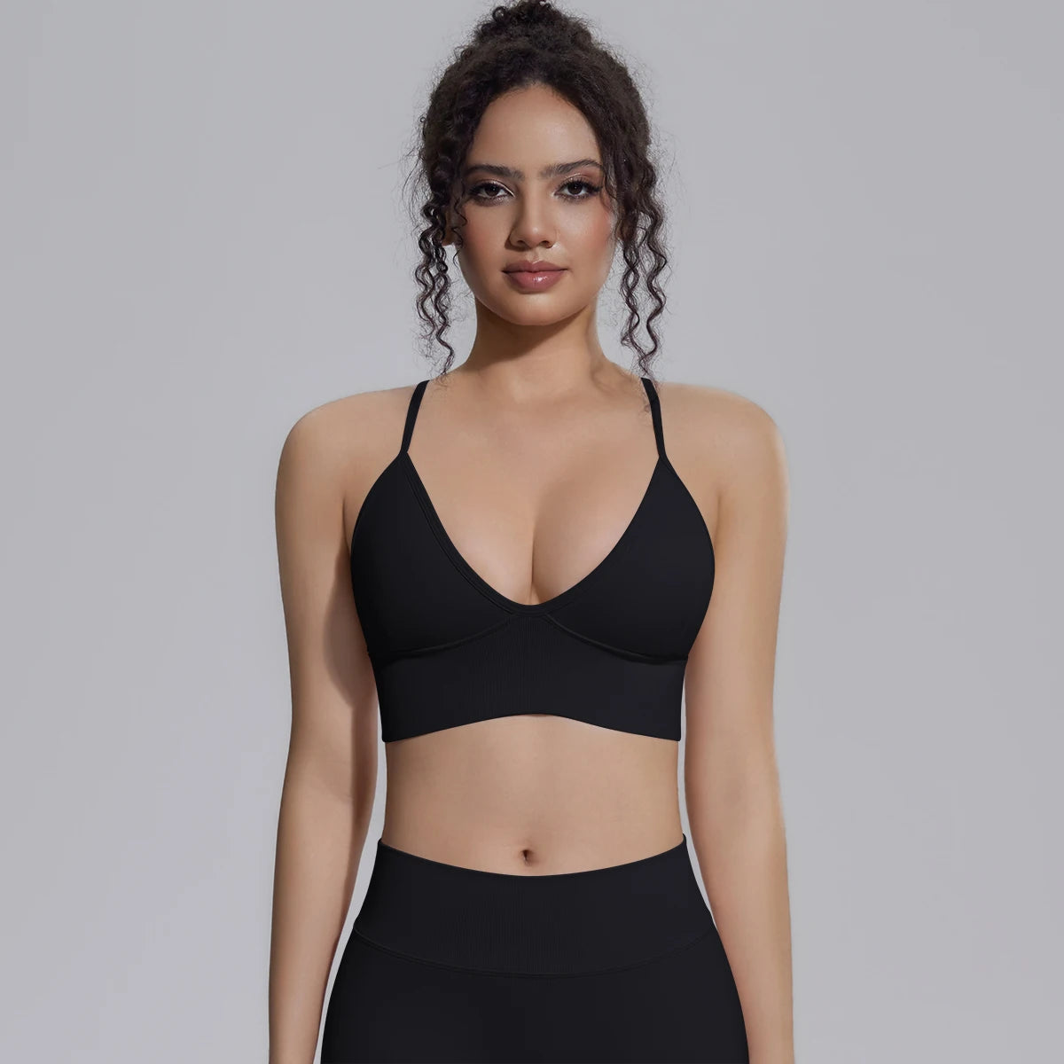 Ready to Ship Lightweight Quick Dry Sports Bra Women Breathable Workout Fitness Top Soft Yoga Bra