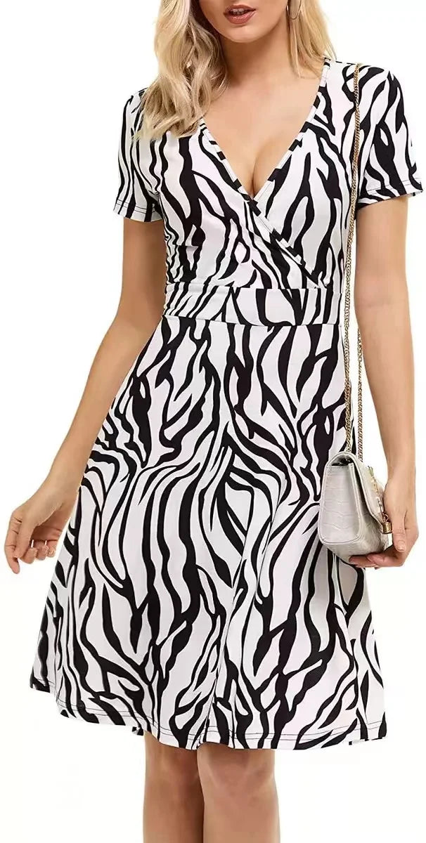 2022 Black Women's Dress Summer Beach Casual Elegant Breathable Long Dresses Woman Floral Print Elegant Dresses for Women