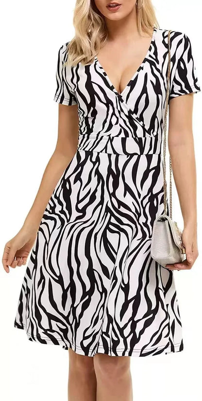 2022 Black Women's Dress Summer Beach Casual Elegant Breathable Long Dresses Woman Floral Print Elegant Dresses for Women