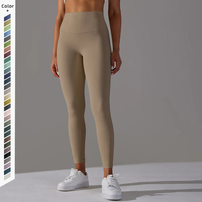 Butter Soft Yoga Leggings for Women High Waist Nylon Athletic Yoga Pants ODM Gym Fitness Workout Legging Manufacturer