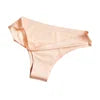 Low Waist Seamless Ice Silk Nylon Panties Women Breathable Sexy Luxury Ladies Nylon Thong Brief Underpants Factory Price