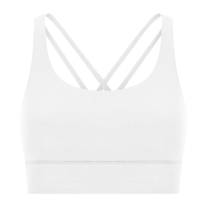 Women High Impact Fitness Yoga Wear Sexy Cross Back Sport Bra Top Fitness Wholesale