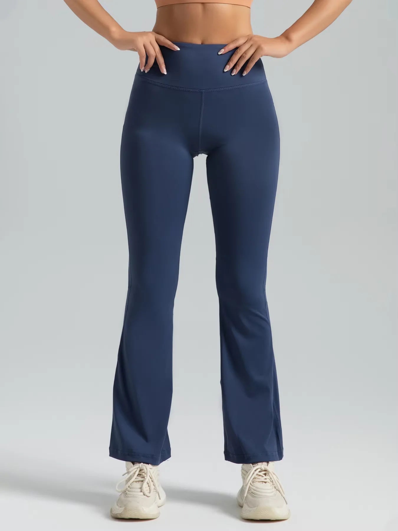 Sustainable High Waisted Flared Leggings for Yoga