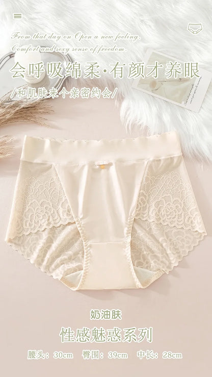 Womens Underwear Panties for Women Bikini Underwear Soft Hipster Lace Breathable Ladies Briefs