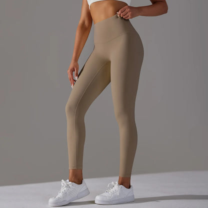 Butter Soft Yoga Leggings for Women High Waist Nylon Athletic Yoga Pants ODM Gym Fitness Workout Legging Manufacturer