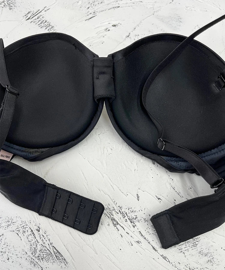 YUNCHI 038 V Small-order Customization Plus-size Strapless Half-cup Sexy Push-up Breathable Underwear Gathering Bra