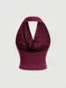 New European and American Women's Fashion, Sexy Hot Girl Style All-Match Halter Tank Top with Sweetheart Neck