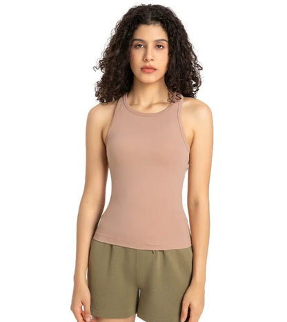 Low MOQ Women Clothing Quick Dry Activewear Racer Back Sports Bra tank Top