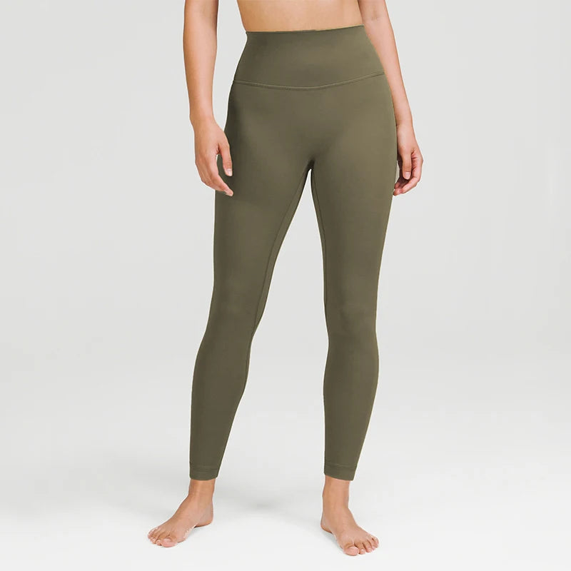 Yuhong High Waisted Seamless Leggings Logo Women Scrunch Butt Seamless Yoga Leggings Print Training Leggings Bra Set Quick Dry S