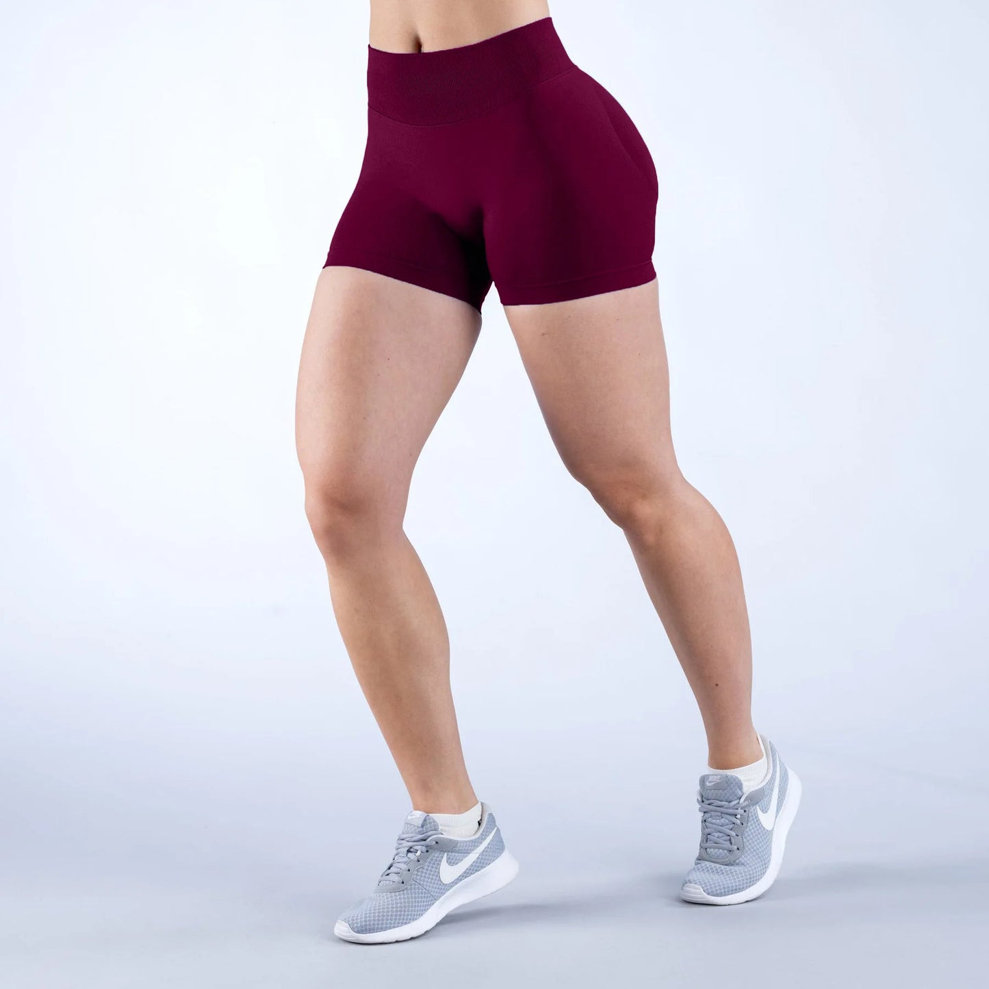 High Quality Custom Logo XL High Waist Yoga Pants Wear Seamless Scrunch Workout Gym Shorts Leggings for Women Sport