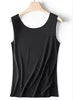 China Factory Blank Women Tank Tops Camisole Modal Seamless Vest Slim Undershirt Female Thin Breathable Sleeveless Vest T-shirt