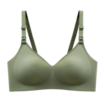 Shanhao Ready to Ship Seamless Wire-free Breastfeeding Bra Womens Eco-friendly Maternity Nursing Bras