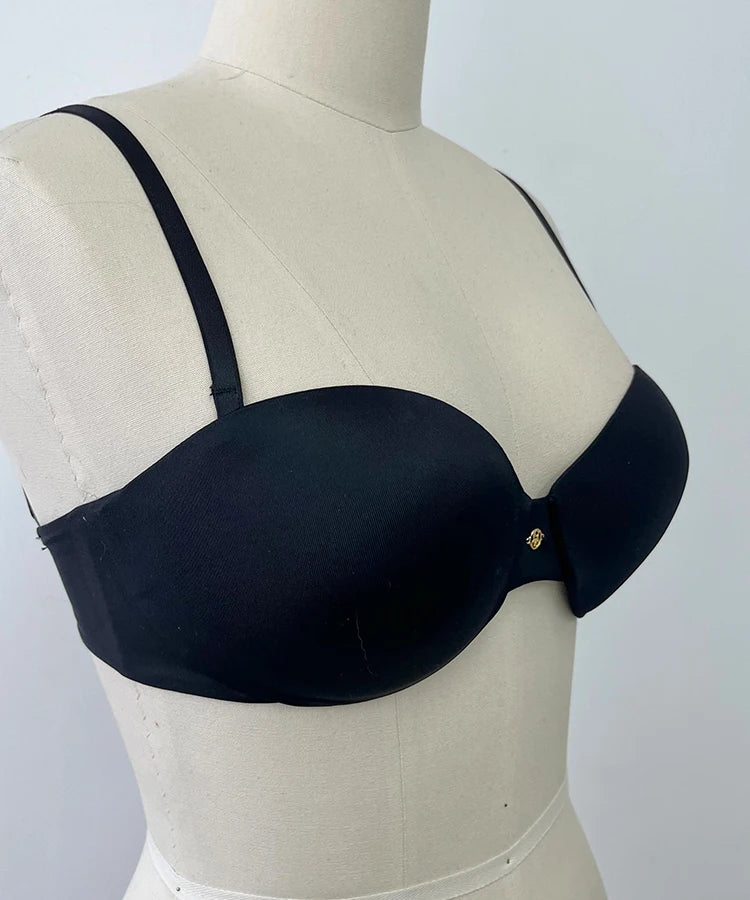 YUNCHI 038 V Small-order Customization Plus-size Strapless Half-cup Sexy Push-up Breathable Underwear Gathering Bra