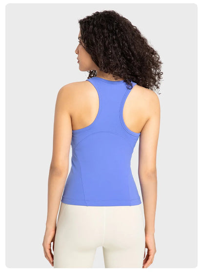 Low MOQ Women Clothing Quick Dry Activewear Racer Back Sports Bra tank Top