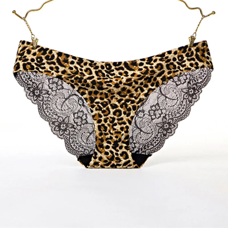 Breathable Sexy Embroidered Cotton Silk Lace Women Ladies Girls Panties Women Seamless Low Waist Briefs Underpants Factory Price