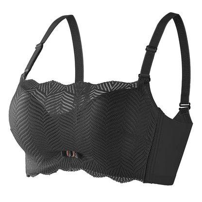 Custom Wireless Bra 9112# Wholesale Lace Women's Underwear Push up No Steel Ring Soft Support Anti-Sagging Adjustable Bra